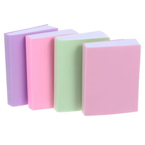 TOYANDONA Minibücher Für Puppenhäuser 4 Stück Blanko Miniaturbücher Zum Basteln Puppenhaus-sammlungsregal Und Heimdekoration TOYANDONA Minibücher Für Puppenhäuser 4 Stück Blanko Miniaturbücher Zum Basteln Puppenhaus-sammlungsregal Und Heimdekoration von TOYANDONA