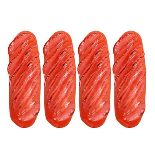 TOYANDONA 4 Stück Realistische Fake Hot Dogs Simulierte Wurstmodelle für Küchen Dekoration Party Dekoration und Fotografie für Authentische Darstellungen TOYANDONA 4 Stück Realistische Fake Hot Dogs Simulierte Wurstmodelle für Küchen Dekoration Party Dekoration und Fotografie für Authentische Darstellungen von TOYANDONA