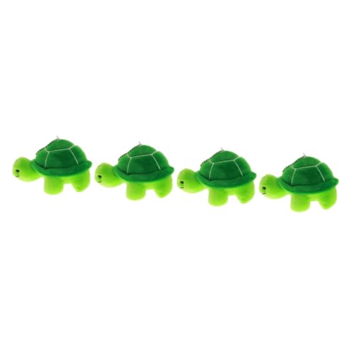TOYANDONA 4 Stück Schildkröten-Anhänger Kinderspielzeug schildkröte schlüsselanhänger Tierspielzeug gefüllte Schildkrötenpuppen Spielzeuge Schlüsselbund Plüschschildkröte Erinnerungsgeschenk von TOYANDONA
