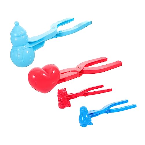 TOYANDONA 4 Stück Schneeball-Clip Schlitten Für Schneeschaufel Schneekegelmaschine Schneeballschaufel Enten-schneeball-Hersteller Künstlicher Schnee Schneebälle Plastik TOYANDONA 4 Stück Schneeball-Clip Schlitten Für Schneeschaufel Schneekegelmaschine Schneeballschaufel Enten-schneeball-Hersteller Künstlicher Schnee Schneebälle Plastik von TOYANDONA