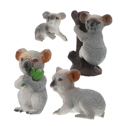 TOYANDONA 4 Stück Simulationstiermodell Feengarten Miniatur Koalas Koala-gastgeschenke Koala Tierkuchen Topper Koala-Figur Fairy Garden Koala Dekorationen Mini Koala -Kuchen -Topper PVC Grey TOYANDONA 4 Stück Simulationstiermodell Feengarten Miniatur Koalas Koala-gastgeschenke Koala Tierkuchen Topper Koala-Figur Fairy Garden Koala Dekorationen Mini Koala -Kuchen -Topper PVC Grey von TOYANDONA