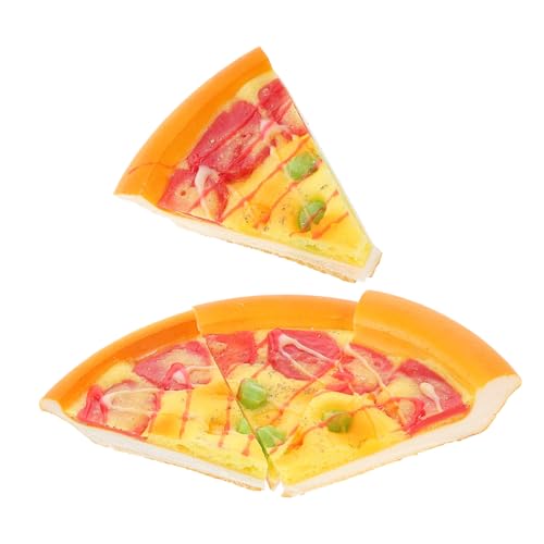 TOYANDONA Realistische Gefälschte Pizzastücke Für Jungen Und Mädchen Spielküche 4 Stück Pizzastücke Spielzeug Weihnachtsdekoration Für Zuhause TOYANDONA Realistische Gefälschte Pizzastücke Für Jungen Und Mädchen Spielküche 4 Stück Pizzastücke Spielzeug Weihnachtsdekoration Für Zuhause von TOYANDONA