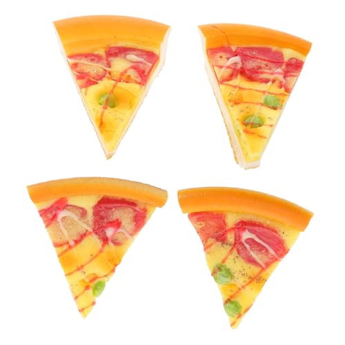 TOYANDONA Spielzeug-Lebensmittel Pizzastücke 4 Stück Gefälschte Mini-Pizza Für Jungen Und Mädchen Zum Spielen Und Als Realistisches TOYANDONA Spielzeug-Lebensmittel Pizzastücke 4 Stück Gefälschte Mini-Pizza Für Jungen Und Mädchen Zum Spielen Und Als Realistisches von TOYANDONA