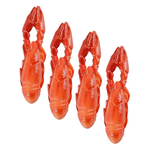 TOYANDONA 4-teiliges Realistisches Simuliertes Hummermodell Leichtes PVC-fälschungs-hummerdekor Für Garten/Hof/Balkon TOYANDONA 4-teiliges Realistisches Simuliertes Hummermodell Leichtes PVC-fälschungs-hummerdekor Für Garten/Hof/Balkon von TOYANDONA