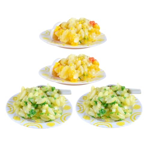 TOYANDONA 4 Stück Simulierter Gebratener Reis Miniatur-Dinge Probieren Miniatur-Food-Foto-Requisite Tiny House Essen Miniatur-Essen- Miniatur-gebratener Reis Mini-Essen PVC TOYANDONA 4 Stück Simulierter Gebratener Reis Miniatur-Dinge Probieren Miniatur-Food-Foto-Requisite Tiny House Essen Miniatur-Essen- Miniatur-gebratener Reis Mini-Essen PVC von TOYANDONA