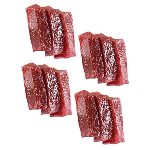 TOYANDONA Lebensechte Künstliche Fischwürfel – Thunfischstücke-Modelle Gefälschte Lebensmittel-Requisiten Für Restaurant Küche Fotografie TOYANDONA Lebensechte Künstliche Fischwürfel – Thunfischstücke-Modelle Gefälschte Lebensmittel-Requisiten Für Restaurant Küche Fotografie von TOYANDONA