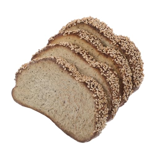 TOYANDONA Realistische Brotform 4 Stück Gefälschte Brotscheibenmodelle Für Die Bäckereianzeige Für Die Küche TOYANDONA Realistische Brotform 4 Stück Gefälschte Brotscheibenmodelle Für Die Bäckereianzeige Für Die Küche von TOYANDONA