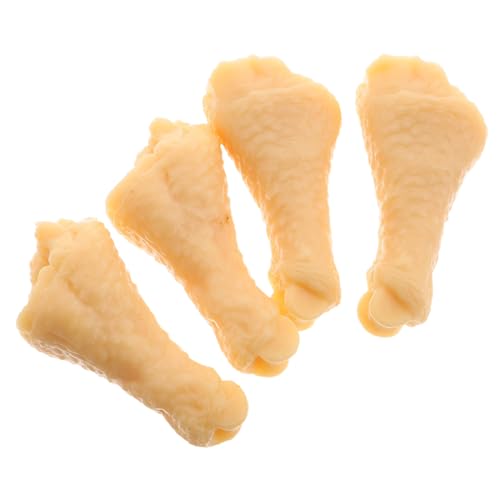 TOYANDONA 4 Stück Simuliertes Hühnerbeinmodell Gefälschte Truthahnkeule Prop Essen Simulation Hühnerbein Kleines Tierspielzeug Hühnerspielzeug Für Brathähnchen-Modell Mini-Huhn PVC TOYANDONA 4 Stück Simuliertes Hühnerbeinmodell Gefälschte Truthahnkeule Prop Essen Simulation Hühnerbein Kleines Tierspielzeug Hühnerspielzeug Für Brathähnchen-Modell Mini-Huhn PVC von TOYANDONA