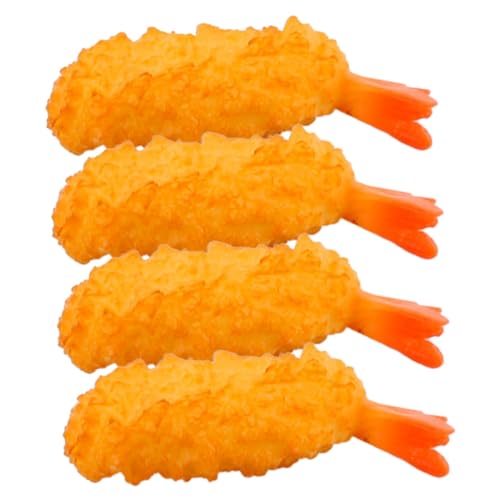 TOYANDONA 4 Stück Simuliertes Tempura simuliertes Spielfutter falsches Fleisch gefälschtes Brathähnchen für kinderspielzeug Fotografie-Tempuras-Modell Küchendekoration PVC TOYANDONA 4 Stück Simuliertes Tempura simuliertes Spielfutter falsches Fleisch gefälschtes Brathähnchen für kinderspielzeug Fotografie-Tempuras-Modell Küchendekoration PVC von TOYANDONA