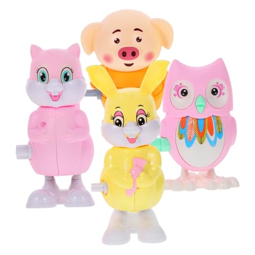 TOYANDONA 4 Stück Springendes interaktives kinderspielzeug kinderknallzeug spielzeuge Schweinespielzeug zum Aufziehen Kaninchen Eule Uhrwerk Plastik TOYANDONA 4 Stück Springendes interaktives kinderspielzeug kinderknallzeug spielzeuge Schweinespielzeug zum Aufziehen Kaninchen Eule Uhrwerk Plastik von TOYANDONA