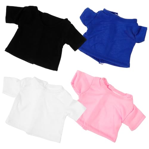 TOYANDONA 4stücke Teiliges Niedlicher T-Shirts Für Puppen Bunte Outfits Für Kuscheltiere Stilvolle Und Komfortable Kleidung Für Und Stofftiere Für Spielzeugliebhaber TOYANDONA 4stücke Teiliges Niedlicher T-Shirts Für Puppen Bunte Outfits Für Kuscheltiere Stilvolle Und Komfortable Kleidung Für Und Stofftiere Für Spielzeugliebhaber von TOYANDONA