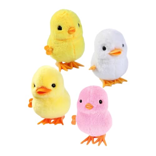 TOYANDONA 4 Stück Teiliges Aufziehspielzeug Cartoon Küken und Ente Batteriefreies Hüpfendes Wind up für Kompakt Sicher und Fördert Motorische Fähigkeiten zu Ostern TOYANDONA 4 Stück Teiliges Aufziehspielzeug Cartoon Küken und Ente Batteriefreies Hüpfendes Wind up für Kompakt Sicher und Fördert Motorische Fähigkeiten zu Ostern von TOYANDONA