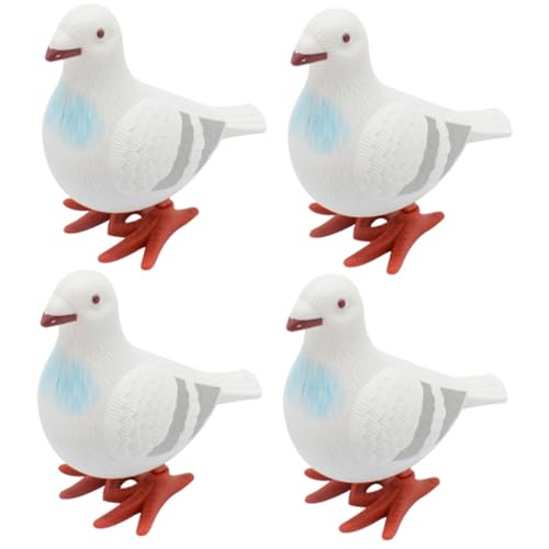 TOYANDONA 4 Stück Teiliges Aufziehspielzeug Kleine Wind up Tauben Lustige Tierfiguren Für Kindergeburtstage Party Mitgebsel Kreatives Geschenk Für Jungen Und Mädchen TOYANDONA 4 Stück Teiliges Aufziehspielzeug Kleine Wind up Tauben Lustige Tierfiguren Für Kindergeburtstage Party Mitgebsel Kreatives Geschenk Für Jungen Und Mädchen von TOYANDONA