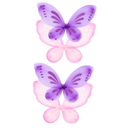 TOYANDONA 4 Stück Teiliges Feen Schmetterlingsflügel für Leichte Hautfreundliche Flügel für Halloween Karneval Cosplay und Verkleidungspartys von TOYANDONA