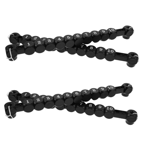 TOYANDONA 4 Stück Teiliges Foosball Score Counter Präzise Tischfußball Punktanzeige Schwarz Langlebige Spielstandsanzeige für Familienunterhaltung und Wettbewerbe Ersatzteile für Kickertisch TOYANDONA 4 Stück Teiliges Foosball Score Counter Präzise Tischfußball Punktanzeige Schwarz Langlebige Spielstandsanzeige für Familienunterhaltung und Wettbewerbe Ersatzteile für Kickertisch von TOYANDONA