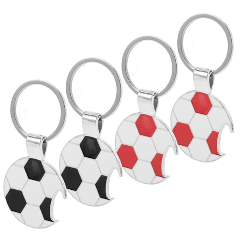 TOYANDONA 4 Stück Teiliges Fußball Schlüsselanhänger aus Robustem mit Flaschenöffner als Fußball Party Mitgebsel und Geschenk für Fußballfans Vielseitig Verwendbar für Erwachsene TOYANDONA 4 Stück Teiliges Fußball Schlüsselanhänger aus Robustem mit Flaschenöffner als Fußball Party Mitgebsel und Geschenk für Fußballfans Vielseitig Verwendbar für Erwachsene von TOYANDONA