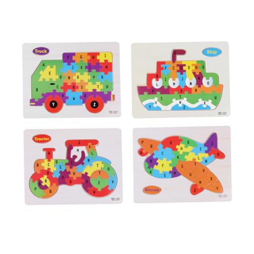 TOYANDONA 4 Stück Teiliges Holz Alphabet Puzzle Bunten Buchstaben Pädagogisches Lernspielzeug für Kleinkinder und Sicher Lackiert Fördert Kreativität Gedächtnis und Sprachentwicklung TOYANDONA 4 Stück Teiliges Holz Alphabet Puzzle Bunten Buchstaben Pädagogisches Lernspielzeug für Kleinkinder und Sicher Lackiert Fördert Kreativität Gedächtnis und Sprachentwicklung von TOYANDONA