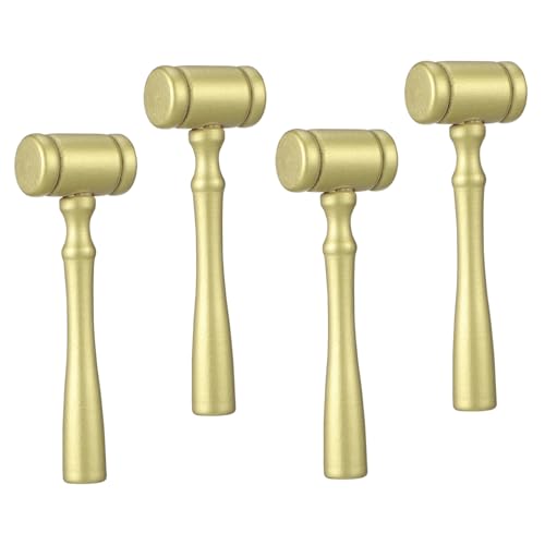 TOYANDONA 4 Stück Teiliges Holz Richterhammer Gavel für Rollenspiel Cosplay Leicht Langlebig Sicher für Geburtstagsgeschenk und Lernspielzeug von TOYANDONA