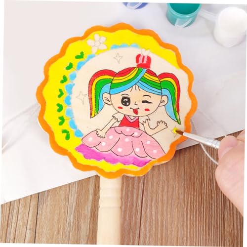 TOYANDONA 4 Stück Teiliges Holz rasseltrommeln zum Bemalen Glatte Oberfläche Kindgerechtes DIY malspielzeug zur Kreativität Handgefertigt aus Sicherem Naturholz für Bastelfans von TOYANDONA