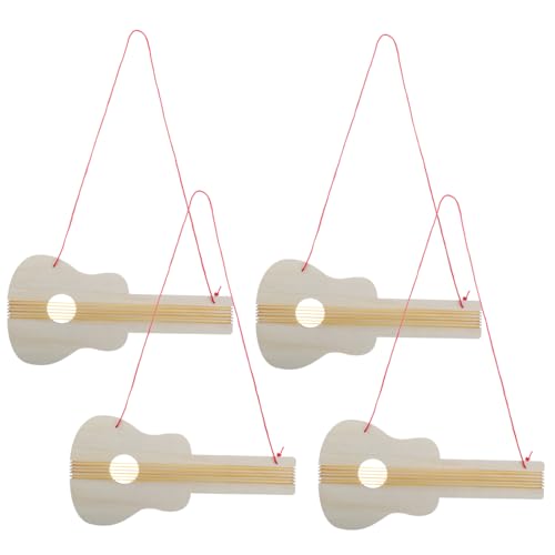 TOYANDONA 4 Stück Teiliges Holzgitarre zum Bemalen DIY Kreativ für Kindergarten Musikinstrumente Leicht Tragbar und Vielseitig für Musikalische Aktivitäten TOYANDONA 4 Stück Teiliges Holzgitarre zum Bemalen DIY Kreativ für Kindergarten Musikinstrumente Leicht Tragbar und Vielseitig für Musikalische Aktivitäten von TOYANDONA