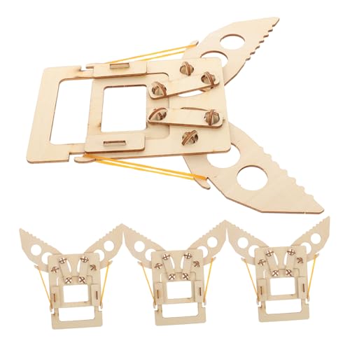 TOYANDONA 4 Stück Teiliges Holzpuzzle Mechanischer Bausatz DIY Holzspielzeug für Jungen Mädchen Stem Lernspielzeug Edukative Mechanische Arm Modelle für Schule und Familie TOYANDONA 4 Stück Teiliges Holzpuzzle Mechanischer Bausatz DIY Holzspielzeug für Jungen Mädchen Stem Lernspielzeug Edukative Mechanische Arm Modelle für Schule und Familie von TOYANDONA
