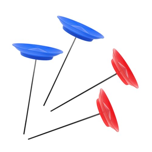 TOYANDONA 4 Stück Teiliges Juggling Spinning Plates aus Kunststoff mit Sticks Leicht zu Lernen für Anfänger und Profis als Performance Props für Indoor und Outdoor Unterhaltung bei Karneval TOYANDONA 4 Stück Teiliges Juggling Spinning Plates aus Kunststoff mit Sticks Leicht zu Lernen für Anfänger und Profis als Performance Props für Indoor und Outdoor Unterhaltung bei Karneval von TOYANDONA