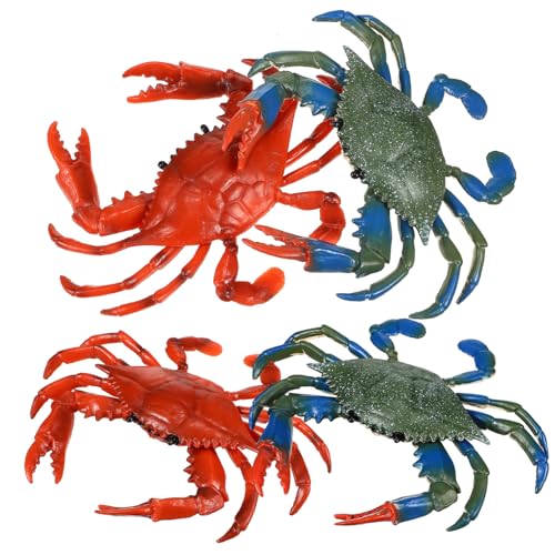 TOYANDONA 4 Stück Teiliges Künstliche Krabben Spielzeuge Realistische Meeresbewohner Figuren Schwimmfähig für Badewanne und Pool Farbenfrohe Lernspielzeuge für Kreatives und Meereskunde TOYANDONA 4 Stück Teiliges Künstliche Krabben Spielzeuge Realistische Meeresbewohner Figuren Schwimmfähig für Badewanne und Pool Farbenfrohe Lernspielzeuge für Kreatives und Meereskunde von TOYANDONA