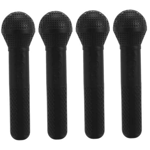 TOYANDONA 4 Stück Teiliges Mikrofon Spielset Realistisches Bühnen-mikrofon Prop aus Robustem Kunststoff Kindgerecht Klein und Leicht für Karaoke Kostümspiele Geburtstage Halloween TOYANDONA 4 Stück Teiliges Mikrofon Spielset Realistisches Bühnen-mikrofon Prop aus Robustem Kunststoff Kindgerecht Klein und Leicht für Karaoke Kostümspiele Geburtstage Halloween von TOYANDONA