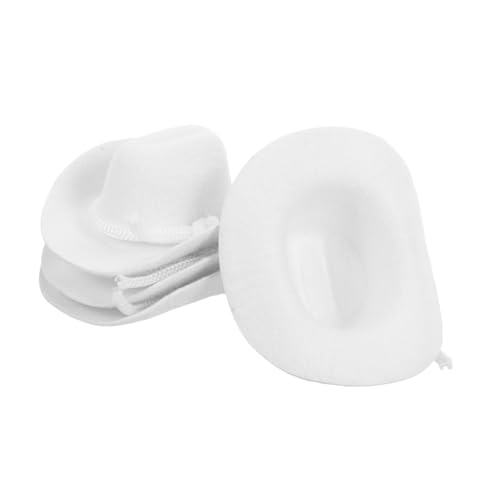 TOYANDONA 4stücke Miniatur-cowboyhüte Zum Basteln Kleine Hüte Für Puppen Beflockt Western-Design Für DIY-projekte Puppenhaus-Dekoration Partyzubehör TOYANDONA 4stücke Miniatur-cowboyhüte Zum Basteln Kleine Hüte Für Puppen Beflockt Western-Design Für DIY-projekte Puppenhaus-Dekoration Partyzubehör von TOYANDONA