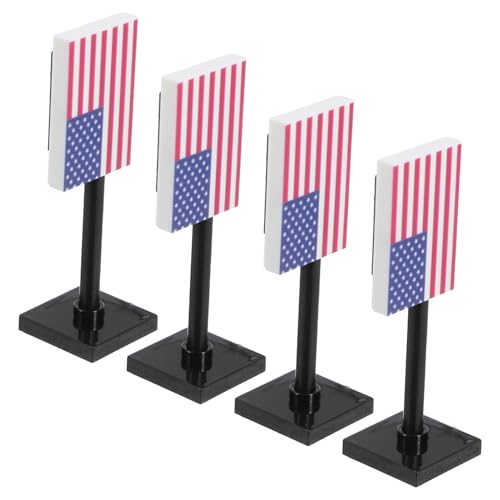 TOYANDONA 4 Stück Teiliges Mini Set mit Amerikanischen Flaggen Unabhängigkeitstag Militärspielzeug mit Bauklötzen für Kreative Rollenspiele von Jungen Fördert Geschicklichkeit und TOYANDONA 4 Stück Teiliges Mini Set mit Amerikanischen Flaggen Unabhängigkeitstag Militärspielzeug mit Bauklötzen für Kreative Rollenspiele von Jungen Fördert Geschicklichkeit und von TOYANDONA