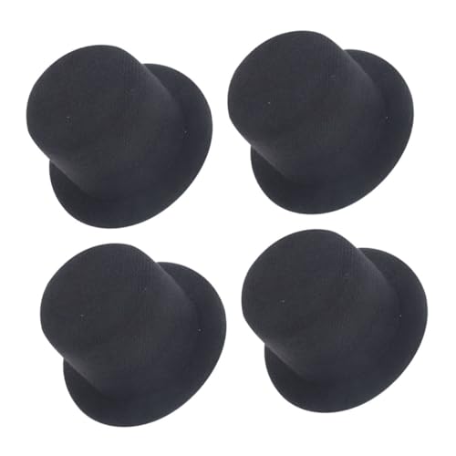 TOYANDONA 4 Stück Teiliges Mini Top Hat Schwarz für DIY Bastelprojekte Puppen Haustiere Festliche Dekorationen Halloween Kostüme Weihnachts Party Zubehör TOYANDONA 4 Stück Teiliges Mini Top Hat Schwarz für DIY Bastelprojekte Puppen Haustiere Festliche Dekorationen Halloween Kostüme Weihnachts Party Zubehör von TOYANDONA