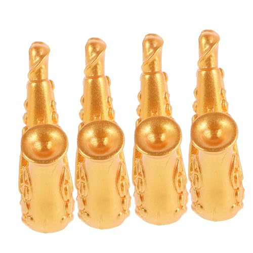 TOYANDONA 4 Stück Teiliges Miniatur Saxophon für Puppenhaus Dekoration Realistisch Gestaltete Mini Musikinstrumente als Requisiten Detailreiche Nachbildung für Kreatives Kinderspiel und TOYANDONA 4 Stück Teiliges Miniatur Saxophon für Puppenhaus Dekoration Realistisch Gestaltete Mini Musikinstrumente als Requisiten Detailreiche Nachbildung für Kreatives Kinderspiel und von TOYANDONA