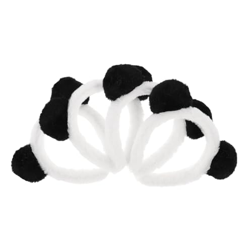TOYANDONA 4 Stück Teiliges Panda Ohren Haarband Leichtes Weiches Stirnband mit Niedlichen Tierohren Wiederverwendbar für Karneval Kostümpartys Cosplay und Halloween Feiern TOYANDONA 4 Stück Teiliges Panda Ohren Haarband Leichtes Weiches Stirnband mit Niedlichen Tierohren Wiederverwendbar für Karneval Kostümpartys Cosplay und Halloween Feiern von TOYANDONA
