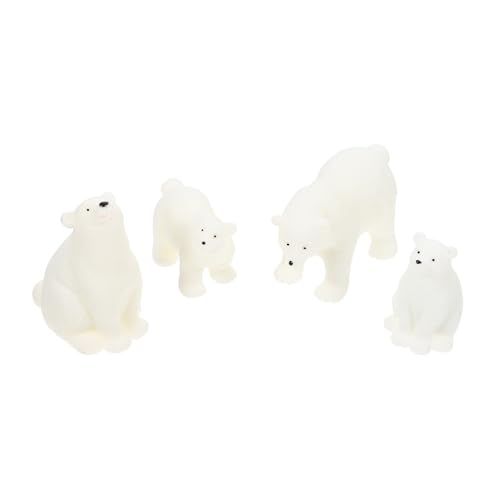 TOYANDONA 4 Stück Teiliges Polar Bear Modelle Realistische Tierfiguren für Mikrolandschaften Kinderspielzeug Farben und Fantasie für Dekoration und Frühes Lernen TOYANDONA 4 Stück Teiliges Polar Bear Modelle Realistische Tierfiguren für Mikrolandschaften Kinderspielzeug Farben und Fantasie für Dekoration und Frühes Lernen von TOYANDONA