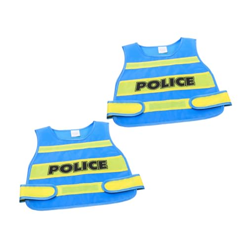 TOYANDONA 4 Stück Teiliges Polizeikostüm Authentische Polizeijacke für Rollenspiele Halloween und Kostümpartys Leicht zu Reinigen und Widerstandsfähig für Unvergessliche von TOYANDONA