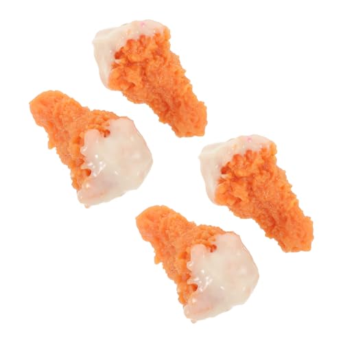 TOYANDONA 4 Stück Teiliges Realistische Künstliche Frittierte Hähnchenkeulen Modell Lebensechte Nachbildung Vielseitige Dekoration für Küche Restaurant Fotografie und Werbedisplays TOYANDONA 4 Stück Teiliges Realistische Künstliche Frittierte Hähnchenkeulen Modell Lebensechte Nachbildung Vielseitige Dekoration für Küche Restaurant Fotografie und Werbedisplays von TOYANDONA