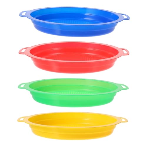 TOYANDONA 4 Stück Teiliges Sandspielzeug für Robustes Kunststoff Sandsieb mit Farbigen Gelb Rot Grün Blau Vielseitig für Sand Steine Erde für Strand und Gartenspiel TOYANDONA 4 Stück Teiliges Sandspielzeug für Robustes Kunststoff Sandsieb mit Farbigen Gelb Rot Grün Blau Vielseitig für Sand Steine Erde für Strand und Gartenspiel von TOYANDONA