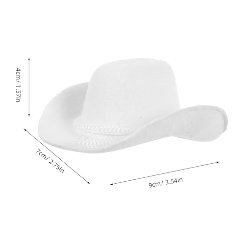 TOYANDONA 4 Stück Teiliges Set Miniatur Western Cowboy Hüte Flauschige Süße Mini Hüte für Bastelprojekte Puppenhaus Zubehör Flaschenabdeckungen Party Dekorationen und Verkleidungsspielzeug TOYANDONA 4 Stück Teiliges Set Miniatur Western Cowboy Hüte Flauschige Süße Mini Hüte für Bastelprojekte Puppenhaus Zubehör Flaschenabdeckungen Party Dekorationen und Verkleidungsspielzeug von TOYANDONA
