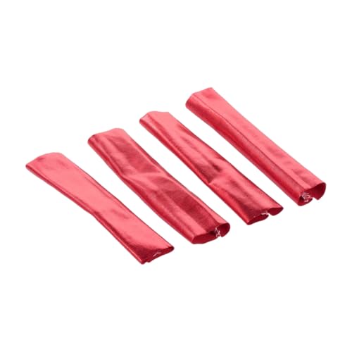 TOYANDONA 4 Stück Teiliges Staubschutz Cover für Rc Offroad Buggy Rot Passend für Federbreite Langlebiger Schutz für Stoßdämpfer Leicht und Robust Verhindert Schmutz und Schäden von TOYANDONA
