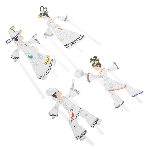 TOYANDONA 4 Stück Teiliges Traditionelles Chinesisches Schattenpuppen Handbemalte DIY Figuren für Kulturelle Bildung Familienaktivitäten und Kreative Bastelstunden bei Schule und Festen TOYANDONA 4 Stück Teiliges Traditionelles Chinesisches Schattenpuppen Handbemalte DIY Figuren für Kulturelle Bildung Familienaktivitäten und Kreative Bastelstunden bei Schule und Festen von TOYANDONA
