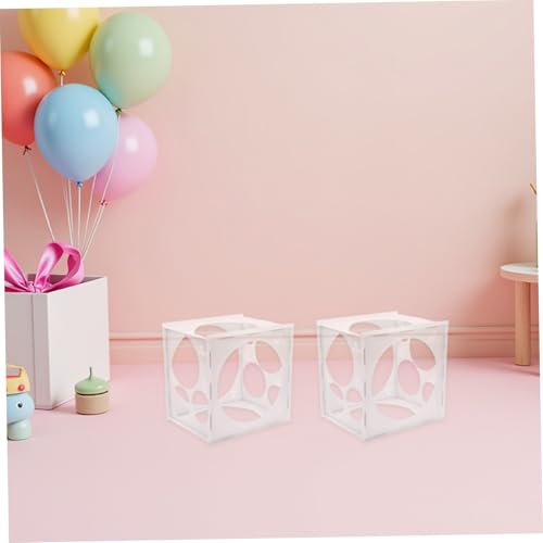 TOYANDONA 4 Stück Teiliges Transparentes Ballon Messwürfel Zusammenklappbare Sizer Box Präzises Messwerkzeug für Folienballons für Party- Hochzeits Eventdekorationen TOYANDONA 4 Stück Teiliges Transparentes Ballon Messwürfel Zusammenklappbare Sizer Box Präzises Messwerkzeug für Folienballons für Party- Hochzeits Eventdekorationen von TOYANDONA