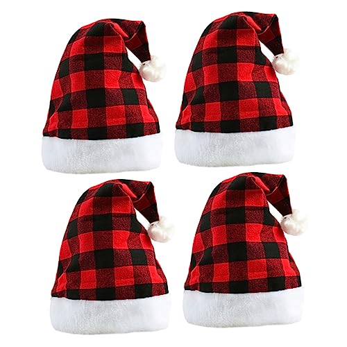 TOYANDONA 4 Stück Teiliges Weihnachtsmützen Kreative Lustige Santa Claus Hüte für Erwachsene Atmungsaktive Weihnachtsdekoration für Party Kostüm und Bühnenauftritt TOYANDONA 4 Stück Teiliges Weihnachtsmützen Kreative Lustige Santa Claus Hüte für Erwachsene Atmungsaktive Weihnachtsdekoration für Party Kostüm und Bühnenauftritt von TOYANDONA