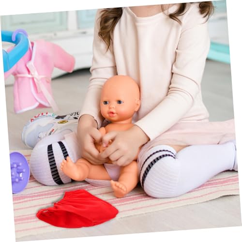 TOYANDONA 4 Stück Teiliges Wiederverwendbare Puppenunterwäsche aus Stoff Miniatur Design mit Glatten Waschbar und Praktisch für Puppen für Rollenspiele und Puppenkleidung TOYANDONA 4 Stück Teiliges Wiederverwendbare Puppenunterwäsche aus Stoff Miniatur Design mit Glatten Waschbar und Praktisch für Puppen für Rollenspiele und Puppenkleidung von TOYANDONA