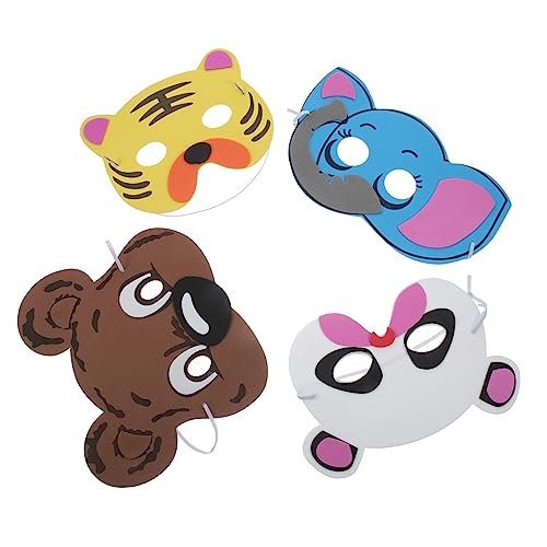 TOYANDONA 4 Stück Tiermasken halloween costume halloween kleidung masken für halloween Halloween-Hase lustiges tier Halloween-Maske maske gesicht Party-Cosplay-Tiermaske Tiermaske Eva TOYANDONA 4 Stück Tiermasken halloween costume halloween kleidung masken für halloween Halloween-Hase lustiges tier Halloween-Maske maske gesicht Party-Cosplay-Tiermaske Tiermaske Eva von TOYANDONA