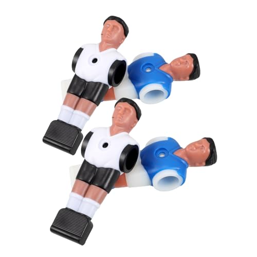 TOYANDONA 4stücke Tischfußball Figuren Resin Tischspieler Für Tischfußballspiele Robuste Kicker Figuren Schwarz-blau Home Office von TOYANDONA
