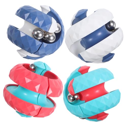 TOYANDONA 4 Stück Tragbares Orbit Ball Puzzle Fingerfreundliches Fidget Beruhigendes Stressabbau Tool für Erwachsene für Büro Reisen und Zuhause Nahtlos Drehbar Robust und Vielseitig TOYANDONA 4 Stück Tragbares Orbit Ball Puzzle Fingerfreundliches Fidget Beruhigendes Stressabbau Tool für Erwachsene für Büro Reisen und Zuhause Nahtlos Drehbar Robust und Vielseitig von TOYANDONA
