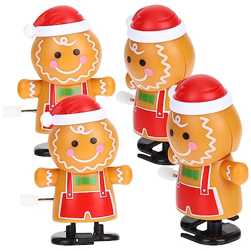 TOYANDONA 4 Stück Uhrwerk Keksmännchen Lebkuchenauto Zum Aufziehen Lustiges Weihnachts Aufziehspielzeug Zum Aufziehen Weihnachtsstrumpffüller Großpackung Kleines Weihnachtsspielzeug TOYANDONA 4 Stück Uhrwerk Keksmännchen Lebkuchenauto Zum Aufziehen Lustiges Weihnachts Aufziehspielzeug Zum Aufziehen Weihnachtsstrumpffüller Großpackung Kleines Weihnachtsspielzeug von TOYANDONA