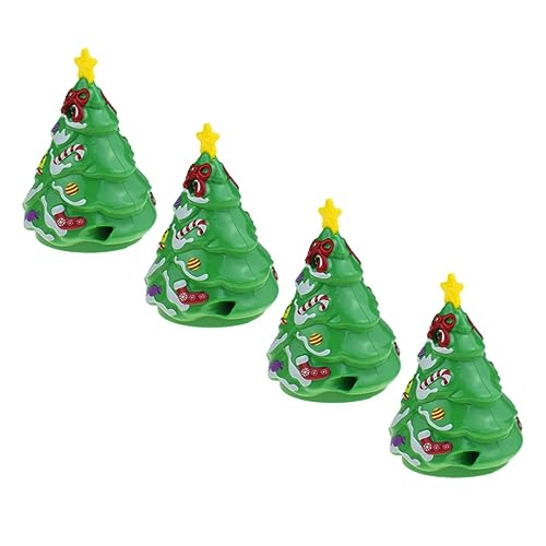 TOYANDONA 4 Stück Uhrwerk-Weihnachtsbaum Weihnachtsbedarf Aufzieh Kinderspielzeug Weihnachtliches Aufziehspielzeug Partei, Die Spielt Uhrwerkspielzeug Abs Green TOYANDONA 4 Stück Uhrwerk-Weihnachtsbaum Weihnachtsbedarf Aufzieh Kinderspielzeug Weihnachtliches Aufziehspielzeug Partei, Die Spielt Uhrwerkspielzeug Abs Green von TOYANDONA
