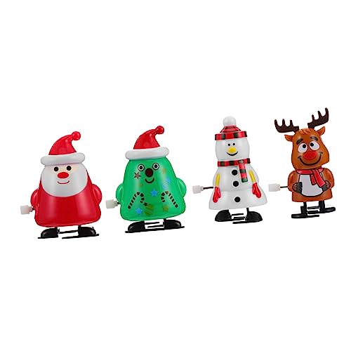 TOYANDONA 4stücke Weihnachts Aufziehspielzeug Lustige Figuren Weihnachtsmann Weihnachtsbaum Für Festdekoration TOYANDONA 4stücke Weihnachts Aufziehspielzeug Lustige Figuren Weihnachtsmann Weihnachtsbaum Für Festdekoration von TOYANDONA