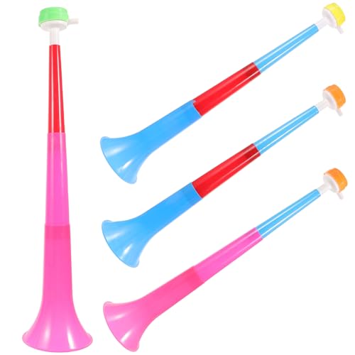 TOYANDONA 4 Stück Wm-Horn Stadionhornspielzeug Megaphon Fußballhorn Stadion Bläst Horn Fußball Fan Trompete Jubeln Horn Trompete Jubelt Horn Spiel Horn Trompetenmusikspielzeug Plastik TOYANDONA 4 Stück Wm-Horn Stadionhornspielzeug Megaphon Fußballhorn Stadion Bläst Horn Fußball Fan Trompete Jubeln Horn Trompete Jubelt Horn Spiel Horn Trompetenmusikspielzeug Plastik von TOYANDONA